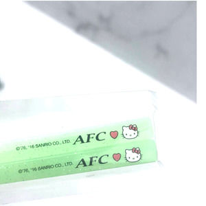 Hello Kitty Sanrio Sushi AFC 30th Anniversary Chopstick Set Japan Gift New Green